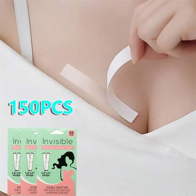 150 piezas, Cinta adhesiva de doble cara para moda, ropa y Body, cinta para ropa para Body y ropa, cinta corporal suave para mujeres, cinta adhesiva para tela resistente a todo tipo de clima