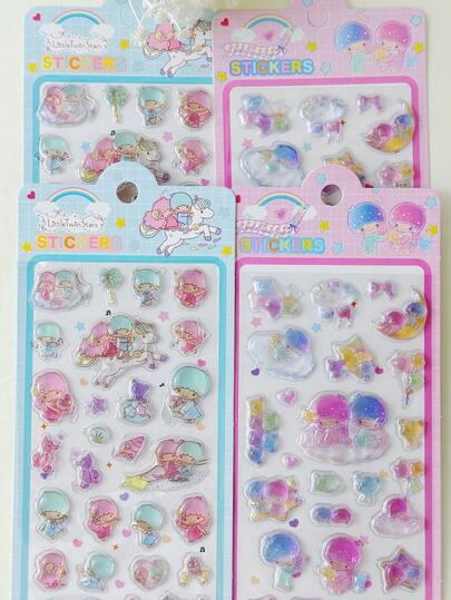Nhãn dán 3D/Tự làm, Nhãn dán trong suốt, Bộ sưu tập nhãn dán 3D có thể thay thế, Nhãn dán trang trí tự dính có thể tái sử dụng, Nhãn dán tương tác cho trẻ em, Nhãn dán trang trí hàng ngày, Nhãn dán trang trí tiệc, Trò chơi dán nhãn cho trẻ em, Nhãn dán trang trí văn phòng và trường học