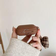 1 chiếc ốp tai nghe hình khối caramel, tương thích với 2/3/4, Pro3, Pro, Pro2, ốp tai nghe Bluetooth không dây mới, ốp bảo vệ tai nghe, vỏ chống rơi cho tai nghe. - trà sữa - Xem 7