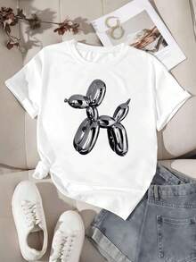 Women T-Shirts - White - View 2