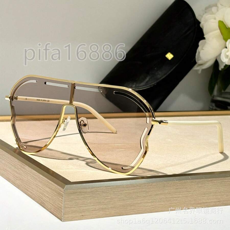 Pedido de Exportación: Gafas de Sol Retro de Marco para Hombres y Mujeres, Gafas de Sol Cuadradas con Protección, Recomendación de Moda. - Verde degradado (con recuadro) - Ver 1