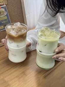 1个玻璃杯，适用于家庭厨房、餐厅、客厅，可作礼品，可作咖啡杯、水杯、茶杯、冷饮杯，保温杯，适用于茶、咖啡、牛奶、果汁，也可用于婚礼、派对、生日礼物等场合。 - 彩色 - 查看 3