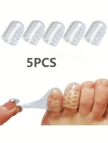 Silicone Toe Protector, Anti-Friction Toe Cap, Ultra-Thin Ankle Guard, Finger Protector, Shoes Accessories For Women Men - Upgraded - View 10