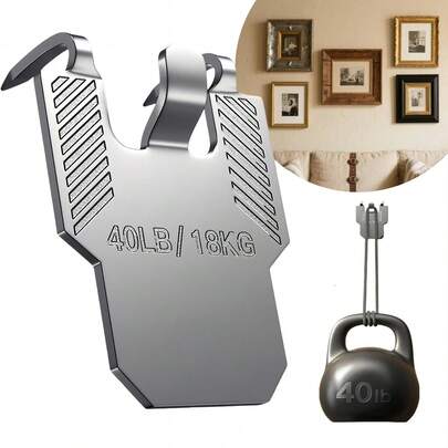 Claw Drywall Picture Hanger: Wall Hooks For Hanging Picture Mirror Photo Poster Kit No Damage Heavy Duty Wall Hanger