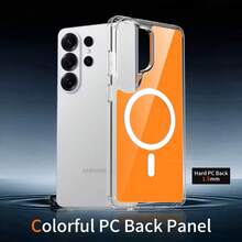 Ốp lưng điện thoại từ tính ELVEV chất lượng cao, nhiều màu sắc, làm từ nhựa PC cứng, có đế hút, tương thích với Galaxy S26, S25 Edge FE Ultra Plus, A37, A57, A17, A36, A16, A56, A55. - trắng - Xem 7