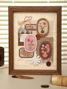 45pcs/Box Floral Themed Stickers, Vintage Creative Aesthetic Sticker Decals, DIY Decoration Scrapbooking Craft Materials, Holiday Gift, Personalized Scrapbook School Supplies Scrapbook Supplies - 3. Flowers and Dreams - View 9