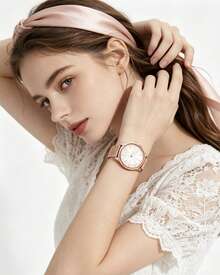 Đồng hồ đeo tay nữ chạy bằng pin thạch anh, đồng hồ dây lưới dành cho nữ, đồng hồ dây đeo có thể thay thế. - Nhiều màu - Xem 3