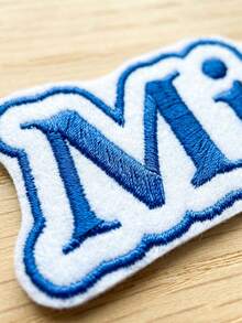 Custom Embroidered Name Patch, Personalized Clothing Labels, Cute Bubble Letter Style Name Tags For Backpacks Jackets Travel Organizer Gifts, Customized Text Badge For Daily Use Holiday Gift Idea, Customizable Name Label Stickers For Family Friends - Style a - View 6