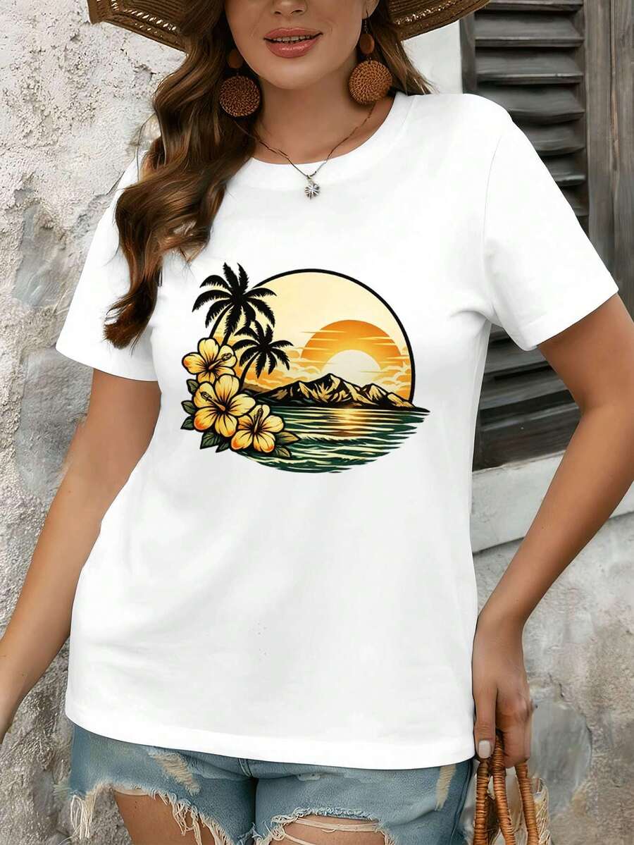 Women T-Shirts - White - View 1