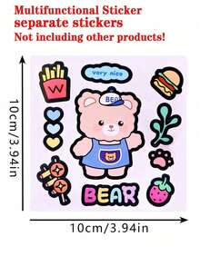 Peanut Shaped Silicone Stress Relief Toy, The Small Holes On The Product Are From The Manufacturing Process, Not Defects (Please Check Size Chart First, Packaging Style Is Random) - Multicolor - View 12