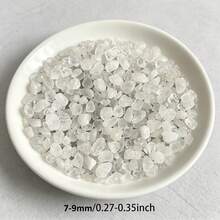 100g 天然水晶碎石 - 不對稱鵝卵石，適用於迷你水族箱、多肉植物、微景觀和花瓶填充 - A - 查看 2