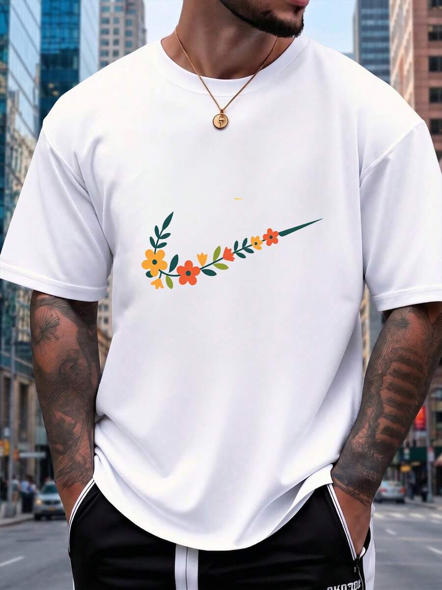 Men T-Shirts - White - View 1