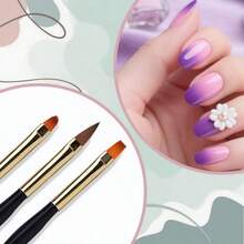 Bộ dụng cụ vẽ móng 9 món, bao gồm 5 bút chấm, 3 cọ vẽ móng và 1 khay pha màu nhựa, dùng cho thiết kế nghệ thuật vẽ móng và làm móng. - Nhiều màu - Xem 4