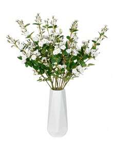 1/3/50 buchete artificiale de trandafiri, buchete de flori artificiale, potrivite pentru casă, restaurant, living, decorare grădină în aer liber, pot fi folosite pentru nuntă, grădină de casă și decorare petrecere, flori artificiale, buchet de nuntă, buchet de mireasă, decor nuntă, buchet de Ziua Mamei, decor primăvară - alb - Vizualizare 9