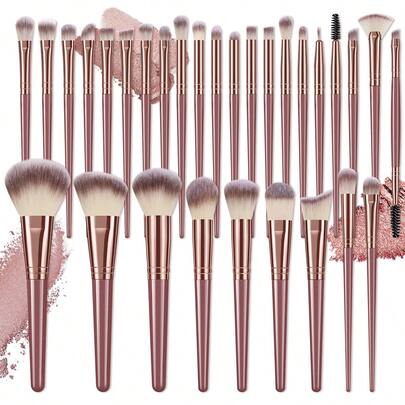 Bộ 30 cọ trang điểm, dụng cụ trang điểm thiết yếu.