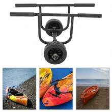 Kayak Canoe Boat Carrier Rack Dolly Trailer Trolley Transport Cart Wheel 100kg/220.46lbs Load Capacity - 1 - View 6