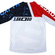 2026 男士山地單車運動球衣 MTB BMX ATV 速降 DH 越野摩托車長袖 T-shirt 健身運動衫 - 白色 - 查看 11