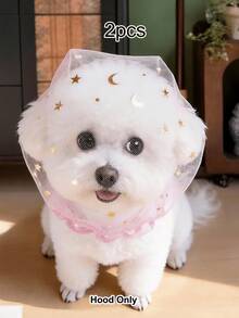 2 Packs Cute And Exquisite Dog Muzzles, Prevent Accidental Ingestion Outdoors, Comfortable And Breathable, Suitable For Small And Medium Dogs Such As Pomeranians And Bichons Frises, Designed To Prevent Pets From Licking Their Mouths - Multicolor - View 9