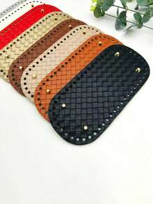 5 buah Alas Tas Rajutan Buatan Tangan Gaya Bohemian dengan Lubang, Aksesoris Tas DIY - Berbagai Warna, Bentuk Oval Panjang, Cocok untuk Tas Tangan DIY, Dompet, dan Kerajinan Tangan, Pembuatan Tas DIY, Warna Acak, Bentuk Dompet, Kerajinan Tangan - MultiWarna - View 12
