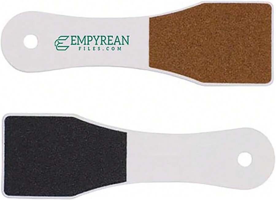Empyrean Mini Square Grinder Foot File | Foot Scraper | Made In USA | Black 080_100 Gold Grit | Callus Remover | Disinfectable Washable Reusable | 1 Piece - 白色 - 查看 1