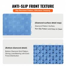 Interlocking Floor Mats - Blue - View 6