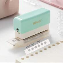 1pc A5/B5/A4 Paper Punch, Can Punch 6 Holes At Once, Suitable For Handmade Photo Album, Loose-Leaf Notebook, Available In Multiple Colors - Multicolor - View 4