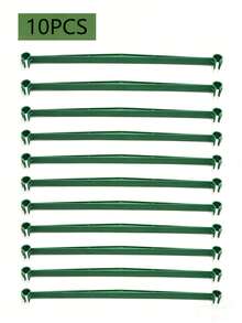 40pcs Garden Support Pole Connectors, Plastic Clips: 2 Clips/11mm, Plant Support Rod Accessories, Plastic Clips For Fixing Plant Trellises, Suitable For Climbing Plants, Tomato Supports, Vegetables (Poles Not Included, Clip Diameter: 11mm) - Multiple Styles - View 10