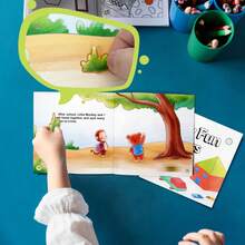 Children's Sticker Activity Toy Book, Daily Fun Reusable Sticker Scene Matching And Pattern Recognition Workbook, Observation And Cognitive Learning Toy - Multicolor - View 9