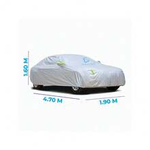 Cubierta Funda Protector Impermeable Con Reflectantes 4.9m PARA CARRO - A - Ver 5