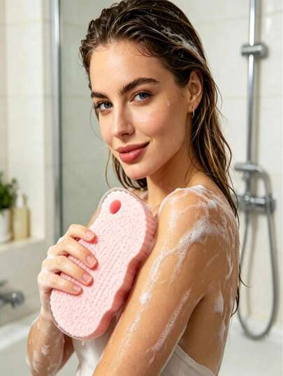 Éponge de bain exfoliante 3D douce de style coréen, outil de bain indolore pour les nourrissons, les tout-petits et les enfants