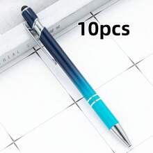 1/10/20支客製化個性化漸層原子筆，可自訂姓名與Logo標籤，按壓式 | 創意學校與畢業季禮物 - 辦公用品 | 耐用書寫工具 - 彩色 - 查看 46