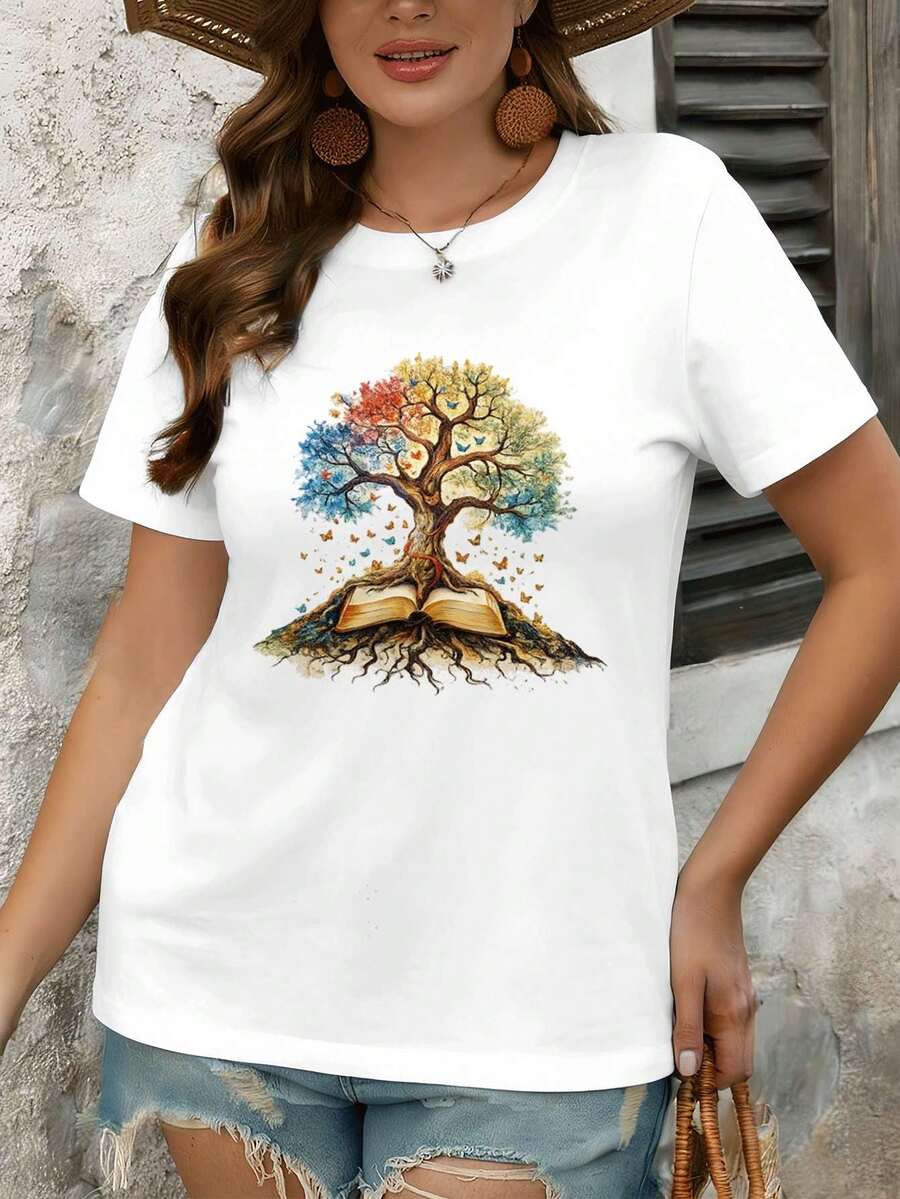 Women T-Shirts - White - View 1