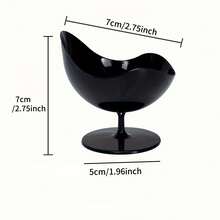 60毫升冰淇淋塑料杯、酸奶慕斯杯、黑布丁杯、黑色创意甜点杯、冰淇淋塑料杯 - 黑色 - 查看 4