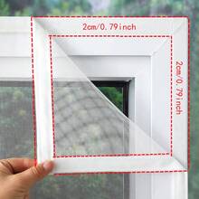 1pc White Mosquito Window Screen, Self-Adhesive Invisible Insect Mesh, Easy Installation Without Drilling, Effectively Blocks Mosquitoes While Allowing Ventilation, Summer Use - White Sheet - View 7
