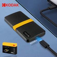 Kodak 1TB 便攜式外接 SSD 256GB 512GB 高速 USB 3.2 Type-C 2-in-1 介面，相容筆記型電腦、手機、電視 - 查看 1