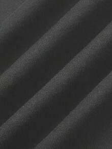 Carta Impresión Tamaño Plus Camiseta Casual Estilo Primavera Verano - Negro - Ver 6
