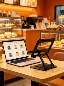 Giá đỡ laptop/máy tính bảng có thể gập lại và điều chỉnh độ cao, khung tản nhiệt bằng hợp kim, giá nâng màn hình xoay được. - Nhiều màu - Xem 7