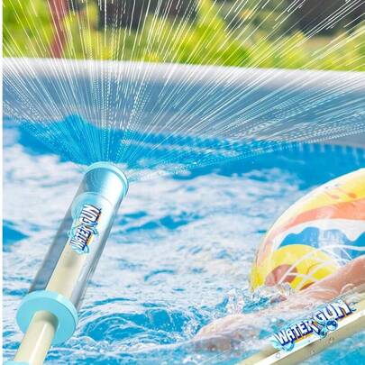 1 vòi phun nước mùa hè có thể mở rộng, với thiết kế vỏ ngoài và tay cầm, dung tích nước lớn, thích hợp cho bãi cỏ, bãi biển, công viên nước và hồ bơi.