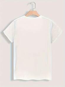 Casual Round Neck T-Shirt With World Cup And Mexico Print, Limited Edition, Short Sleeve, National Flag Design, Sports Top, Women's Urban/Fashion Style Clothing, Lightweight Cotton. - 白色 - 查看 5