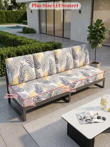 1pc Printed Sofa Cover, High Elasticity, Simple And Modern Style, Soft & Skin‑Friendly, Room Decor, Suitable For Living Room Single Sofa, Double Sofa, Three‑Seat Sofa, L‑Shaped Combination Sofa, Various Occasions, Sold Individually, Autumn Home Decor - Multicolor - View 15