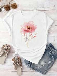 Women T-Shirts - White - View 2