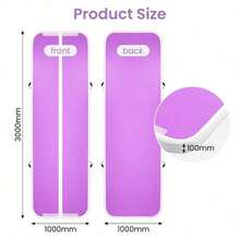 Trintion 10ft Inflatable Air Floor Mat Durable Tumbling Gymnastics Mat, Great For Back Handspring, Cheer, Tumbling, Training, Home And Travel - Purple - View 3