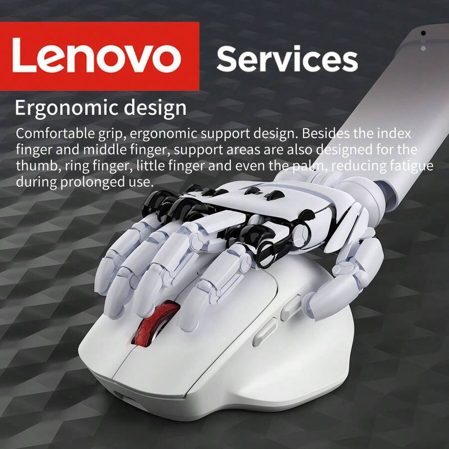 Lenovo N230 Wireless Office Mouse, Bluetooth & 2.4G Dual-Mode Connection, Rechargeable Computer Mouse Suitable For Laptop - View 1