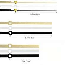 3pcs Quartz Clock Movement Kit, Shaft Length: 2pcs 16mm, 1pc 20mm, Includes 3 Sets Of Clock Hands: Black, White, Gold, For Repairing, Replacing And DIY Wall Clock, Desk Clock, Home & Office Decor, Thoughtful Gift For Clock Enthusiasts - G036A3#5 - View 3