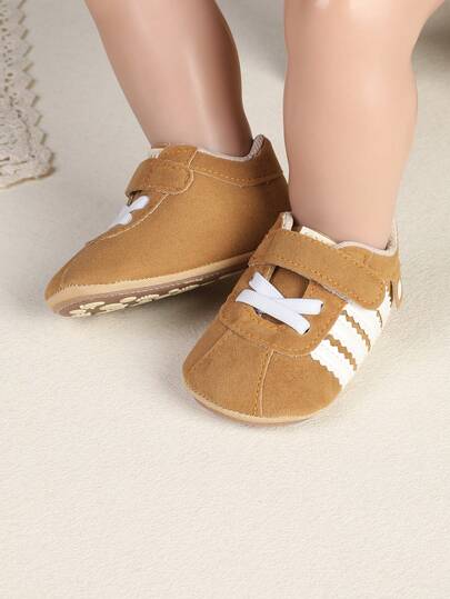 Zapatos preandadores para bebés niños/niñas de 0 a 1 año, de 3 a 6 a 12 meses, con suela de goma antideslizante y transpirable, suave