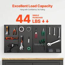 Scaffali portautensili per garage - nero - Visualizzare 4