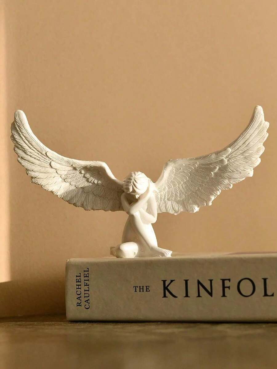 1pc Body & Wing Shaped Decorative Craft, Suitable For Home Decor, Bedroom, Office & Student Decor, Storage, Wedding Decor, Jewelry Holder, Party Decor, Best Gift - Multiple Styles - View 1