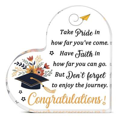 1Pc Graduation Gift Students Acrylic Plaque Desk Decor Graduation Cap Classroom Decor Graduation Gifts Table Decor Home Decor Bedroom Decor Mini Stuff Home Living
