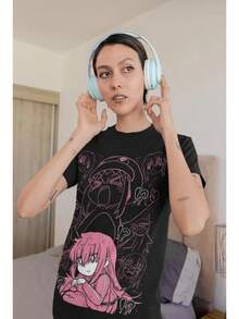 Estilo Fire / Ropa Urbana / Estilo Japonés / Unisex / 100%. - Negro - Ver 4