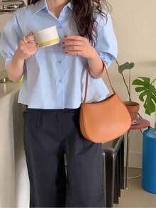 Women Tops - Blue - View 2